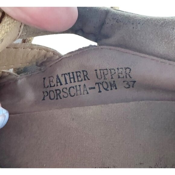 L'Artiste Spring Step Porscha Women's Sz 37 US 6.5 Cut Out Lace Up Teal Sneakers - Picture 7 of 11